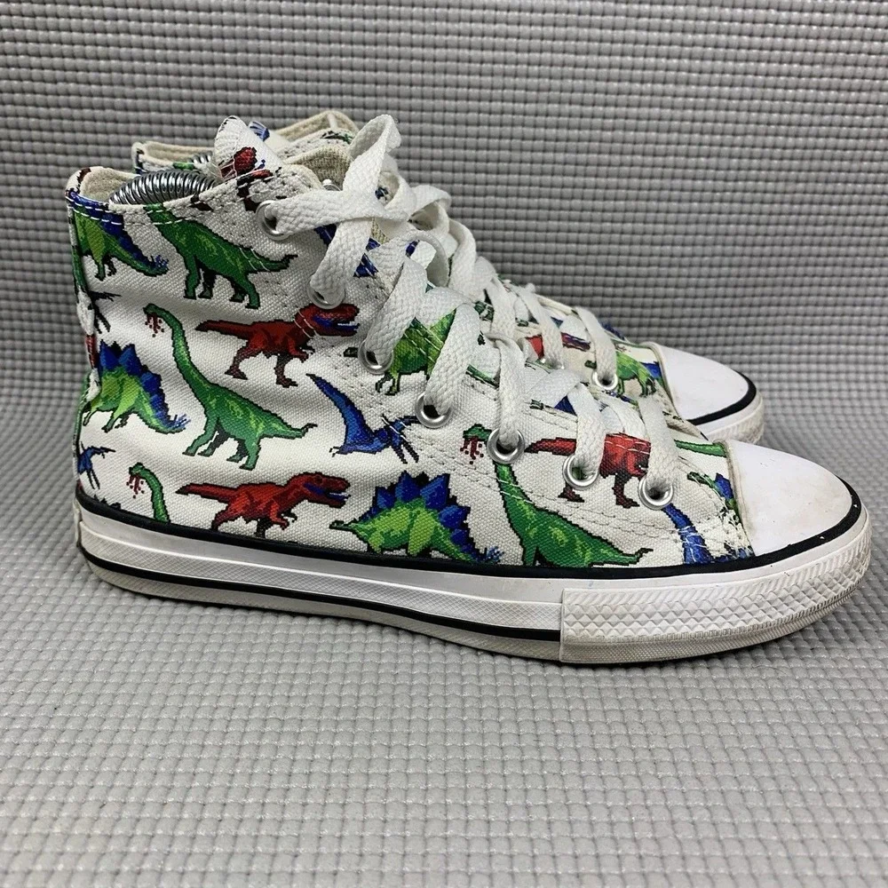 Converse Chuck Taylor All Star Dinosaur Sneaker 670349F Shoes Junior Size 2